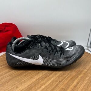 Men’s Size 12.5 Nike Ja Fly 4 Black White Gold Track & Field Shoes New